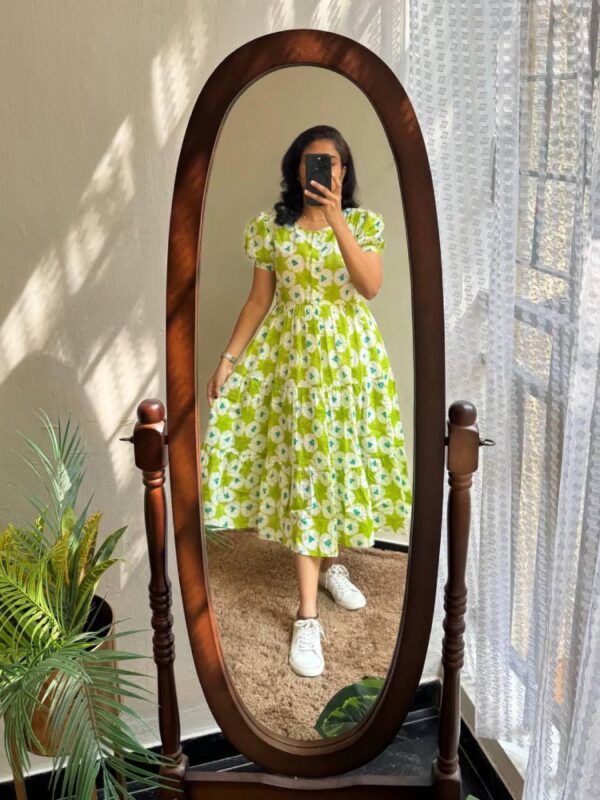 Mira Maxi – Soft Cotton Dress with Elegant Prints 🌸 - Image 2