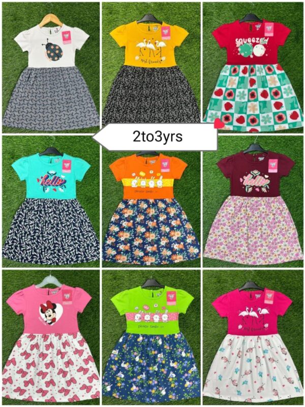 Girls New Summer Frocks - Image 3