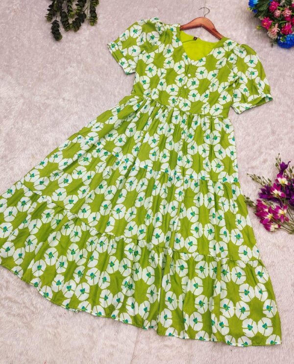 Mira Maxi – Soft Cotton Dress with Elegant Prints 🌸 - Image 6