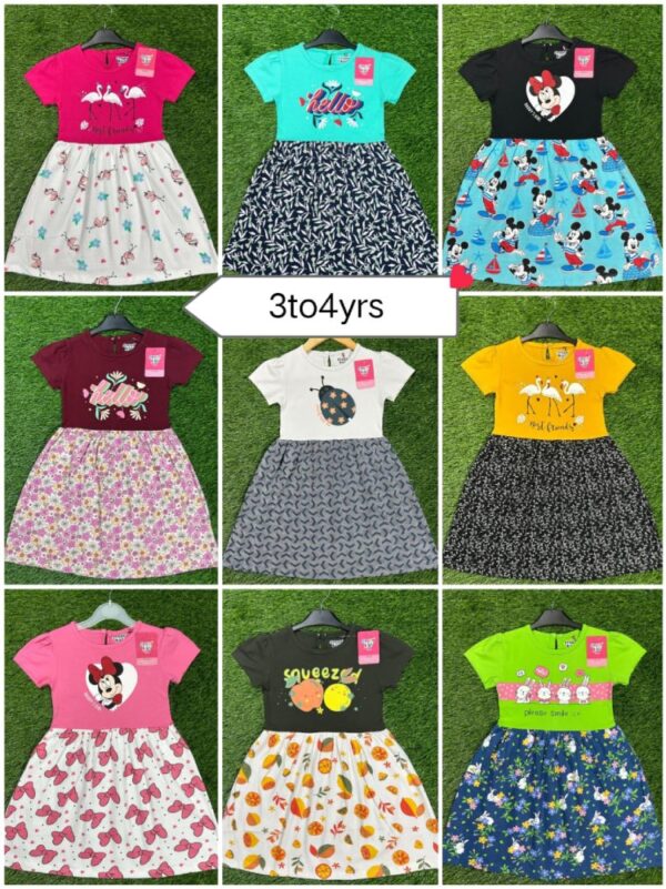 Girls New Summer Frocks - Image 5